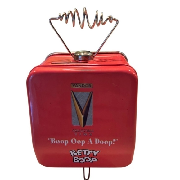 Vandor Betty Boop Tin TV Bank Retro Collectible - Picture 4 of 6